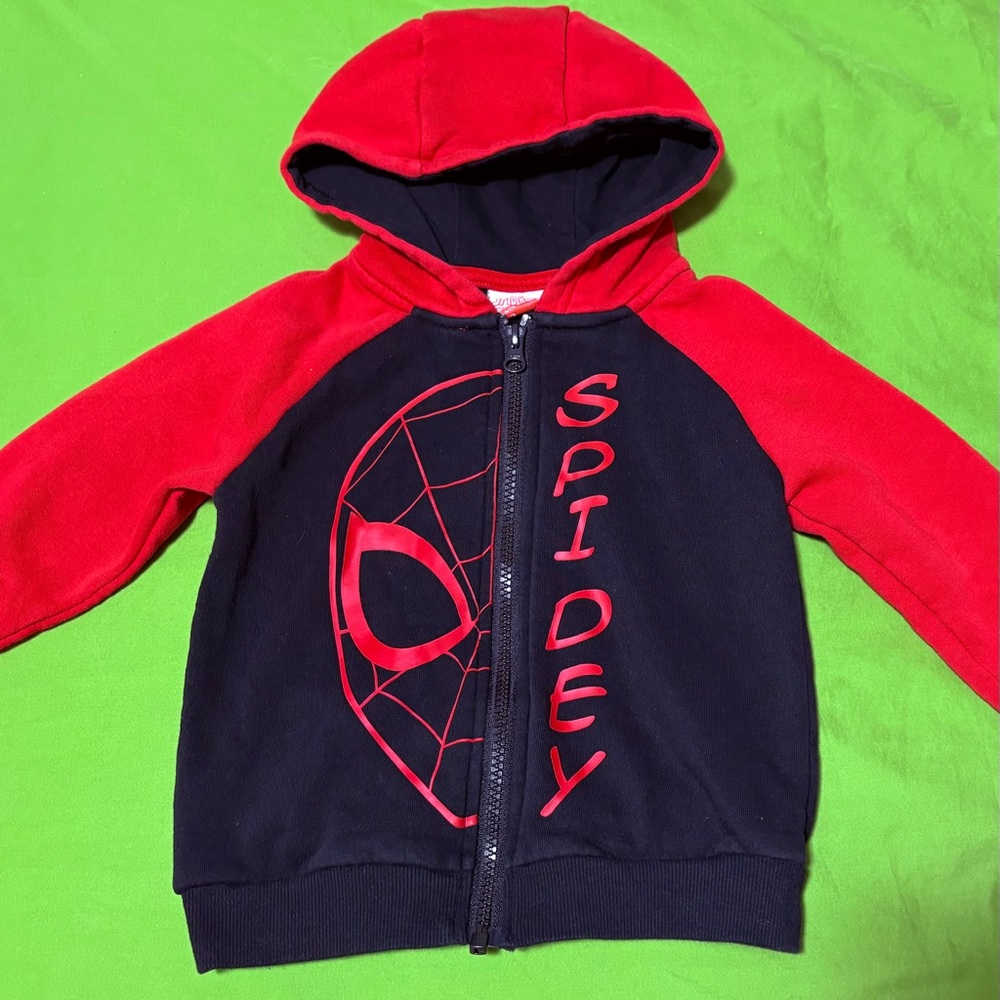 Marvel Red and Black Spidey Kids Hoodie